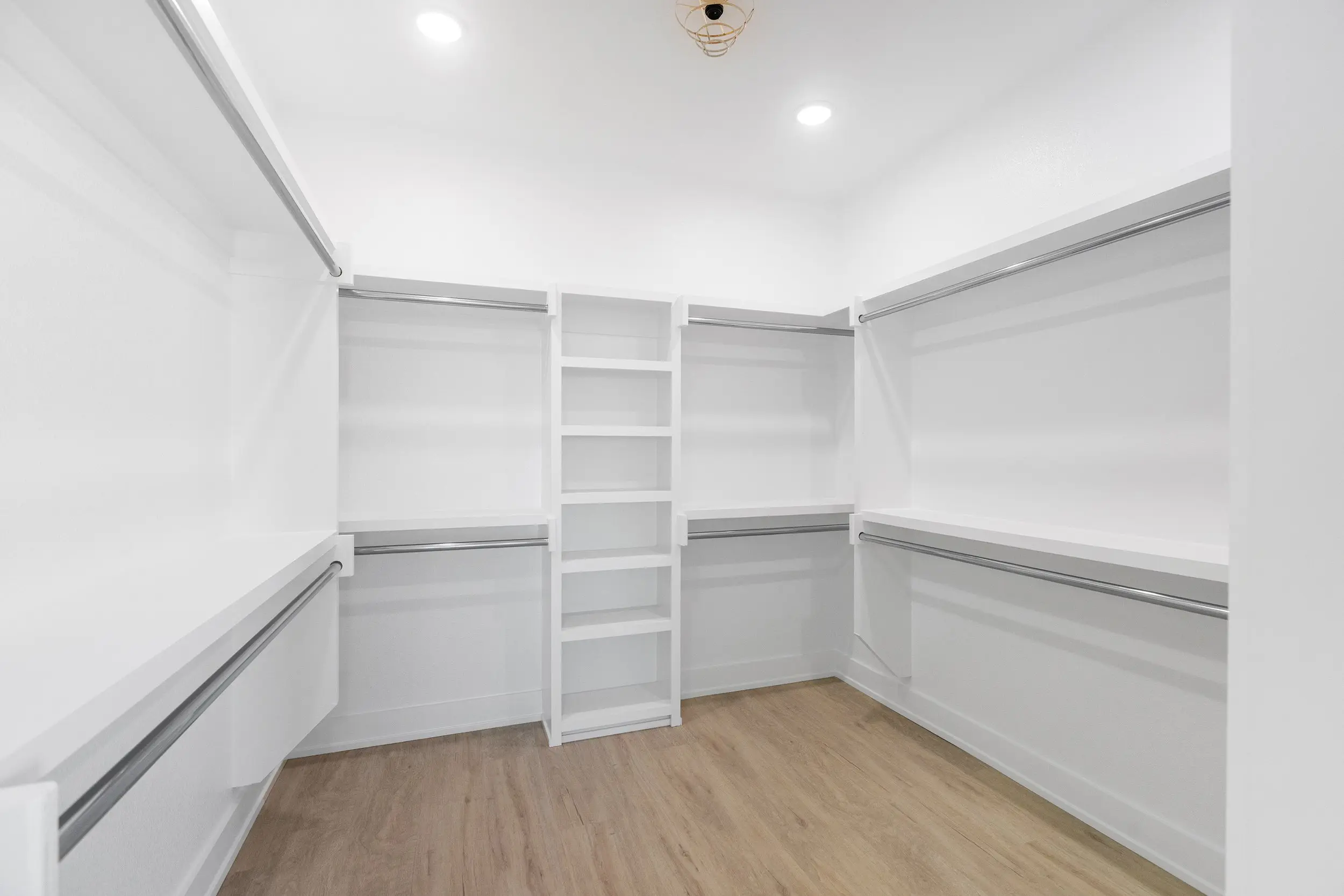 Walk-in closet, The Lugo House, a custom home in Sherman, Texas